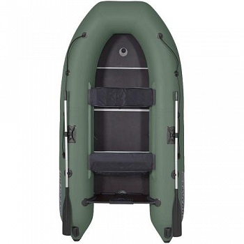 Лодка Пилот М-320 зеленая+дно