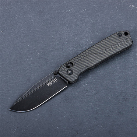 Нож SRM 7228L-MB2 сталь 10Cr15CoMoV рукоять Black Micarta