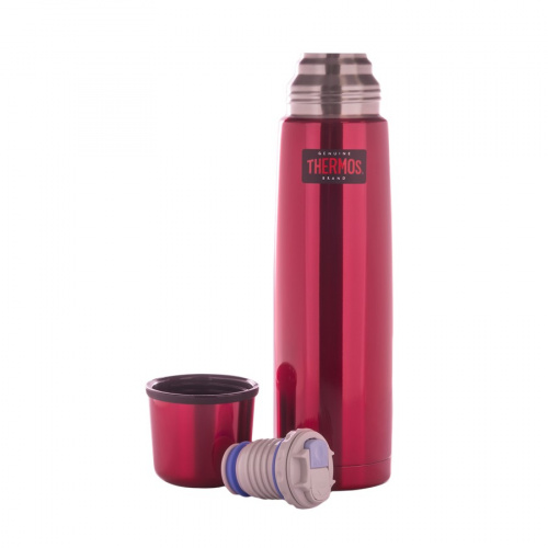 Термос THERMOS FBB-1000 Red 1L (материал - нержавеющая сталь, цвет красный, объё