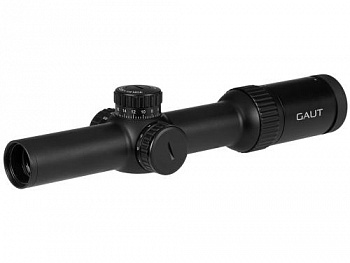 Прицел Gaut Obsidian 1-8х24, сетка Х2, оптов.подстветка, 30мм, 1/2 МОА, IPX7