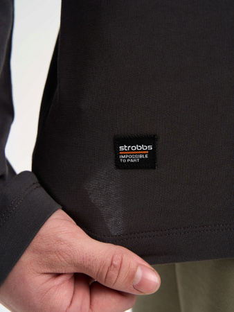 ЛОНГСЛИВ МУЖСКОЙ СТРОББС E2411-3 ЧЁРНЫЙ