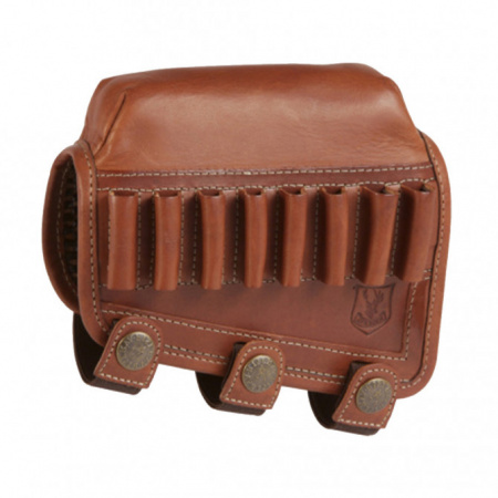 ПАТРОНТАШ С ГРЕБНЕМ НА ПРИКЛАД RISERVA НА 8 ПАТРОНОВ ВЫС. ГРЕБНЯ 1,5 СМ КОЖА КОР