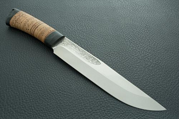 Нож разделочный "Шашлычный-большой" береста, 100х13м