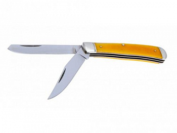 Нож CS_FL-TRPR-Y Trapper -складной, рук-ть желтая кость, клинок 8Cr13MoV