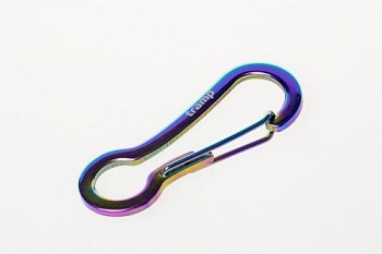 Карабин Tramp из ножевой стали нитрид титана (Сталь )