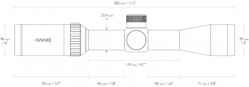 Прицел Vantage WA 30 3-9x42 IR (223/308 9x) 14277