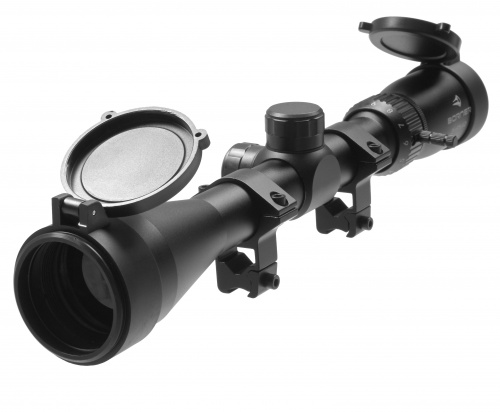 Прицел оптический BORNER 3-9x40 Mildot (крышки + кольца)