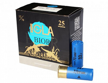 Патрон к.12х70 № 7 32г."IGLA-BIOR" 1уп/25