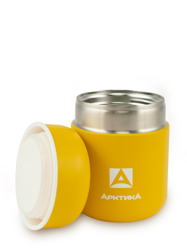 Термос-бочонок вакуумный для еды "Арктика"  411-280 (жёлтый)