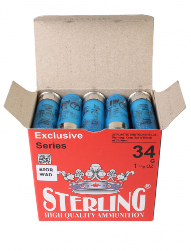 Патрон к.12х70 Bior №1 34 гр. STERLING 1уп/25шт