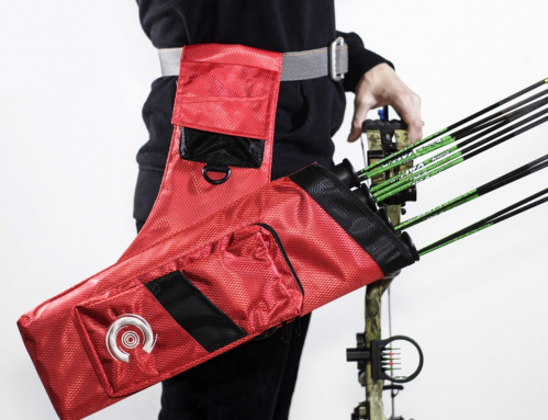 Колчан поясной advanced (красный)