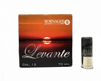 Патрон к.12х70 №4 Levante Bior 38гр Bornaghi 1уп/25шт