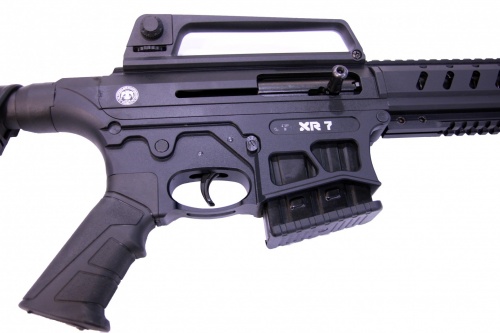 HUGLU XR 7 BLACK к.12Х76 [TACTICAL 10-ЗАР. 2 ДОП.МАГАЗИНА]