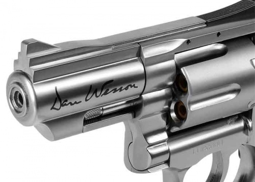 Револьвер пневм. Dan Wesson 2,5' хром