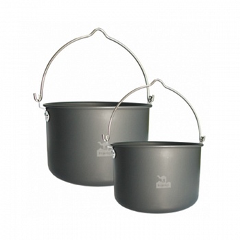 Набор котлов Tramp алюминиевых с крышкой 4,8л+9л TRC-085 (4,8л+9л)