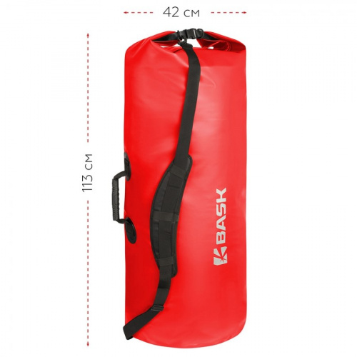 ГЕРМОМЕШОК BASK WP BAG V3 130 КРАСНЫЙ