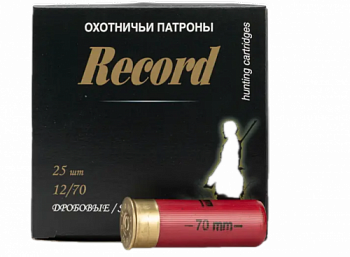 Патрон к.12х70 №7 32 гр. п/к Рекорд 1уп/25шт