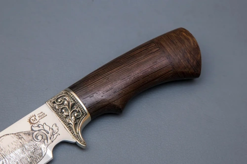 Нож Лорд, кован.ст.95х18,венги,литье