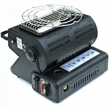 Обогреватель газовый поворотный с переходником на бытовой баллон BDN-101-2