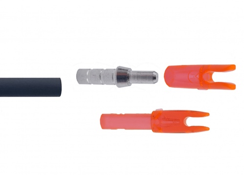 Стрела лучная карбоновая спортивная Centershot Flash 500 оперение Shield 2"