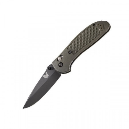 Нож BM551BKOD Griptilian  скл. черн. 154СМ, зелёная рукоять