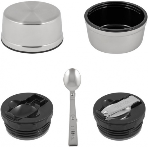 Термос из нерж. стали с ложкой тм THERMOS SK3021 MMS 0,71L