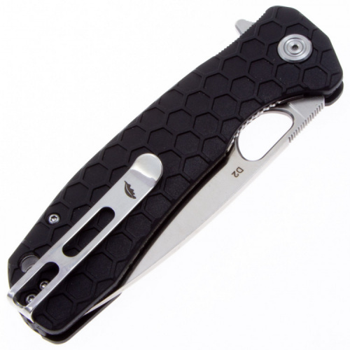 Нож Honey Badger Flipper D2 L (HB1008) с чёрной рукоятью Нож Honey Badger Flipper D2 L (HB1008) с чёрной рукоятью