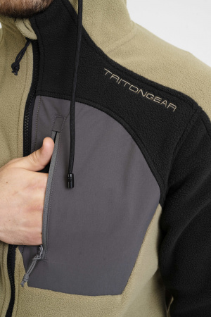 ТОЛСТОВКА ROVER HOOD  (ФЛИС, ХАКИ) TRITONGEAR