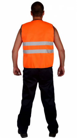 ЖИЛЕТ СИГНАЛЬНЫЙ ОРАНЖЕВЫЙ