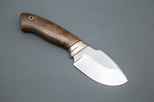 Нож Краб-1 сталь VG-10 лит.мельх., орех (кап)