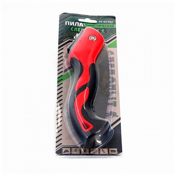 Пила туристическая "СЛЕДОПЫТ-FINDER" складная, лезвие 17 см, на блистере