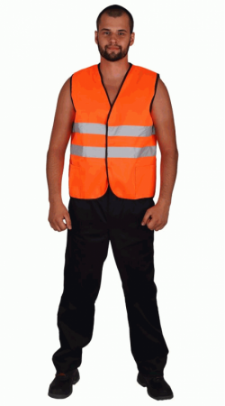 ЖИЛЕТ СИГНАЛЬНЫЙ ОРАНЖЕВЫЙ