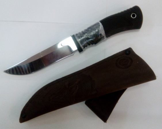 Нож Ястреб,ст.65х13 рукоять Elastron