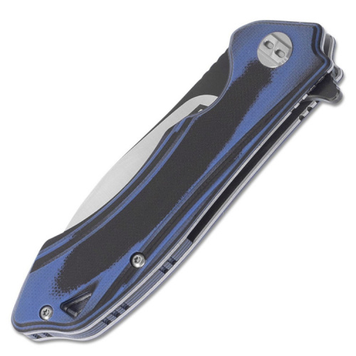 Нож BG11G-1 Beluga - складной, рук-ть черно-синяя G10, клинок D2 ,сатин