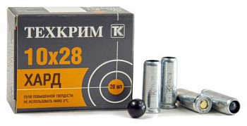 Патрон к.10х28 рез.пуля Maximum Хард (1г) твердая пуля Техкрим 1уп/20шт