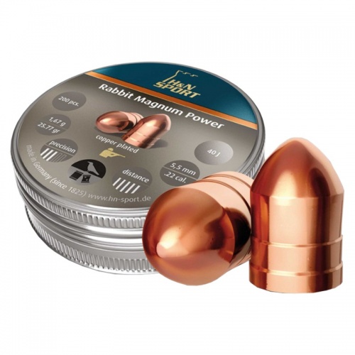Пуля пневм. "H&N Rabbit Magnum Power",КАЛ 5.5, омедн (200 шт)