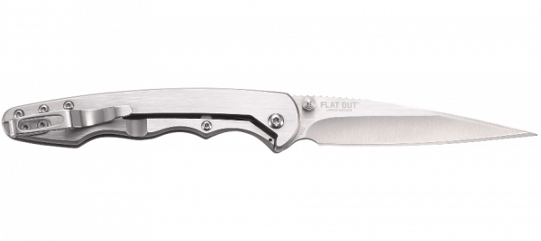 Нож CRKT_7016 Flat Out -складной, стальная рук-ть, клинок 8Cr13MoV