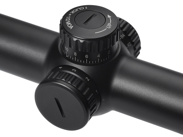 Прицел Gaut Obsidian 1-8х24, сетка Х2, оптов.подстветка, 30мм, 1/2 МОА, IPX7