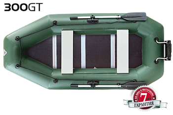 Лодка надувная YUKONA 300 GT (без настила) зеленая-U