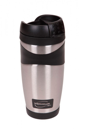 Термос-кружка со стальной колбой и откидной крышкой ThermoCafe DF-5000, 0.5 л (о