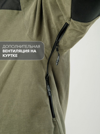 КОСТЮМ ВЕТРОВЛАГОЗАЩИТНЫЙ РОСОМАХА (ХАКИ)