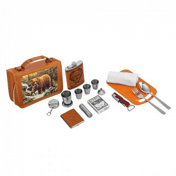 Набор в сумке-чехле Медведь бурый (HS-2023-PB-2) Helios