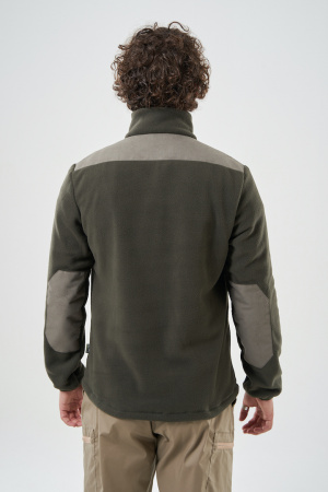 ТОЛСТОВКА ФЛИСОВАЯ МУЖ. С ОТДЕЛКОЙ (ХАКИ)