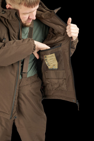 КОСТЮМ ЗИМНИЙ АЛЬФА TW-1-02 ЦВЕТ BROWN