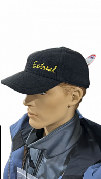 Бейсболка Классика трикотаж с мал.выш. черный