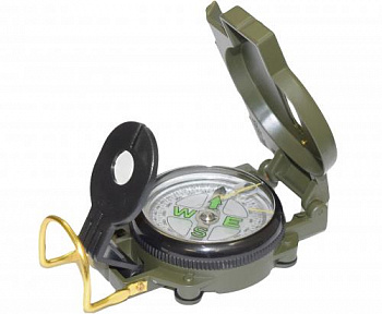 Компас ДС 45-5В, мет. корпус, зеленый