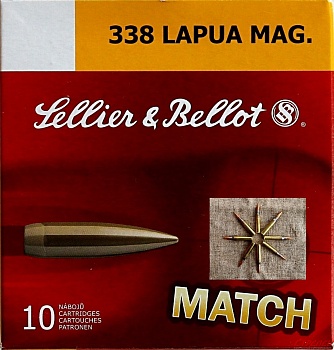 Патрон к.338 LapuaMag 16,2гр HPBT S&B 1шт