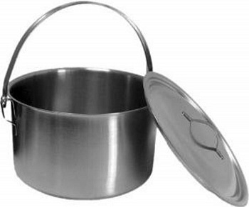 Котел алюминиевый с крышкой TRC-055 4,8л