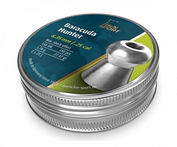Пуля пневм. HN Baracuda Hunter кал. 6,35мм, 1,78г (150 шт./бан.)