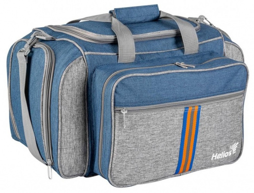 Набор для пикника на 4 персоны синий/серый (HS-605(4)BG) Helios